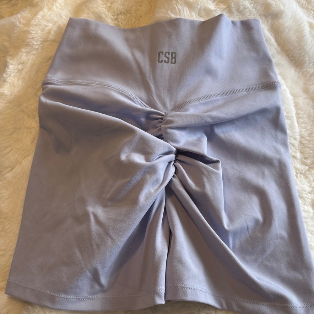 CSB Women's Light Purple Bike Shorts Medium